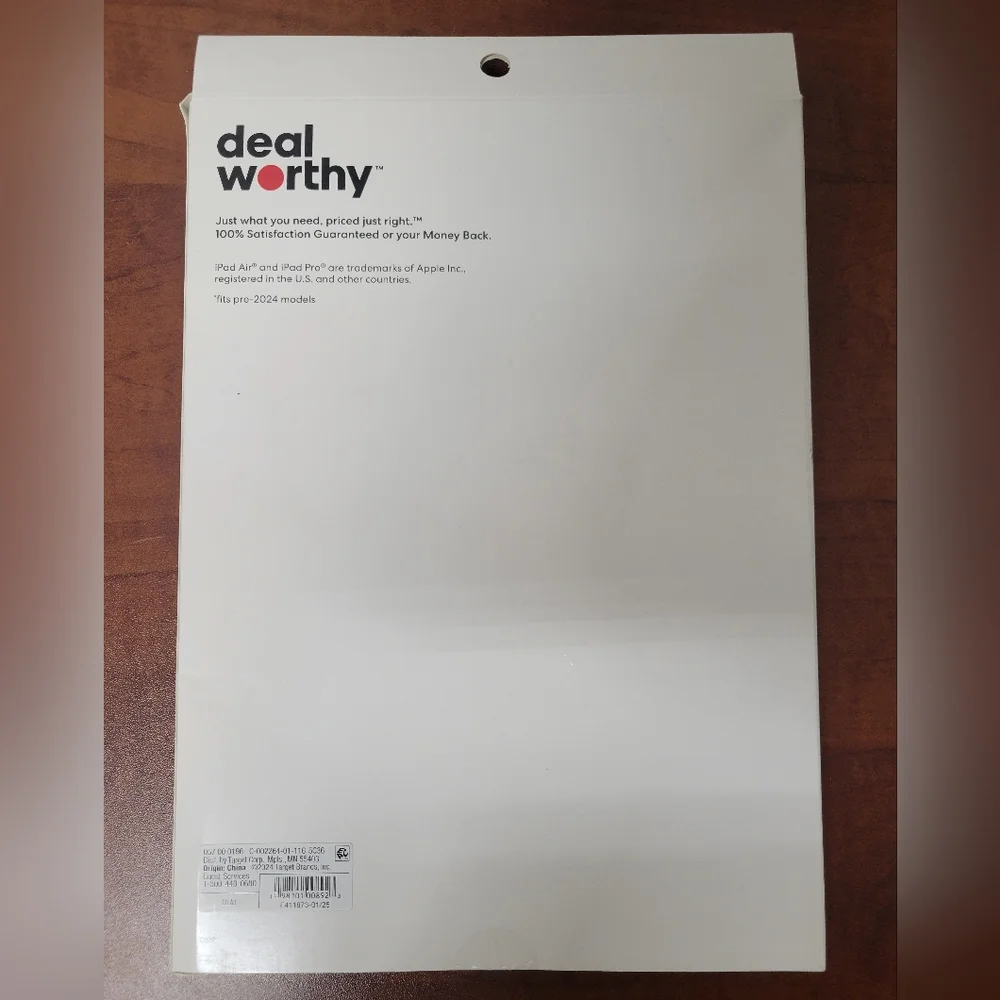 Deal Worthy Screen Protector for iPad Air & iPad Pro - Clear NIB